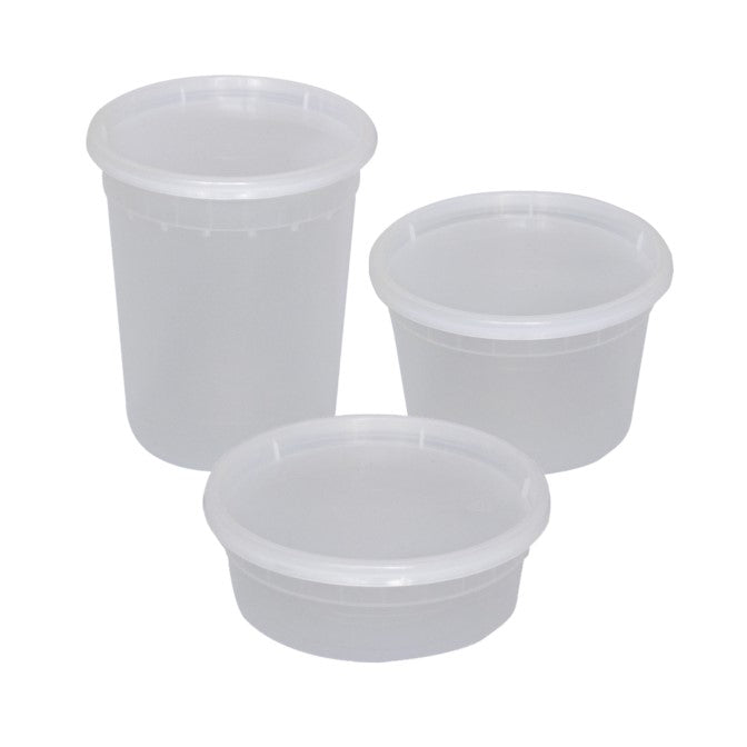 Disposable Soup/Deli Container with Lid