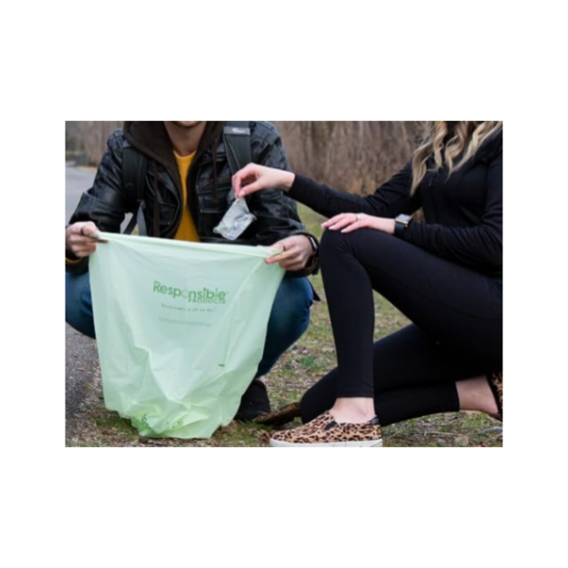 Compostable Bioplastic Trash Bin Liners