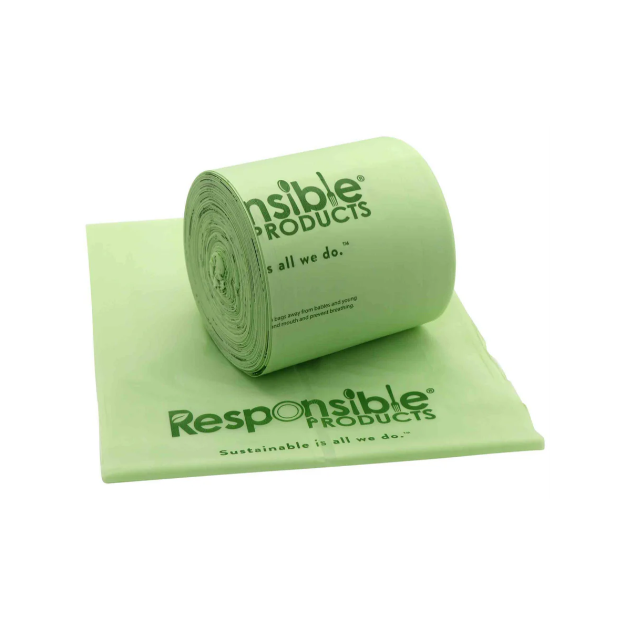 Compostable Bioplastic Trash Bin Liners