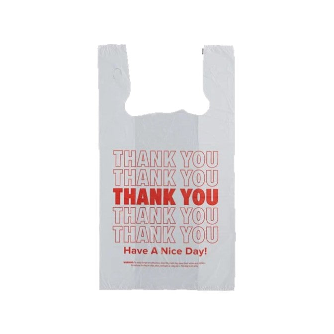 Plastic "Thank You" Bags