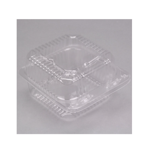 Clear 5"x5" Hinged Muffin Container