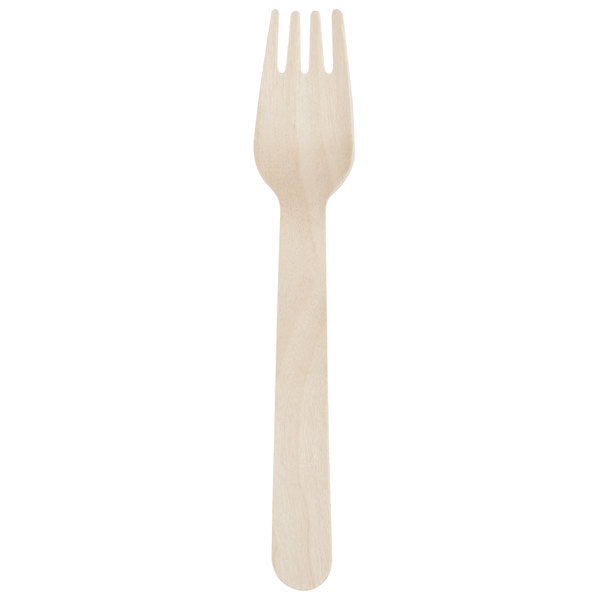 6 1/4" Compostable Wooden Forks