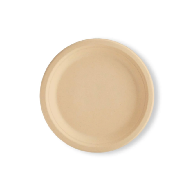 Compostable Molded-Fiber Plates