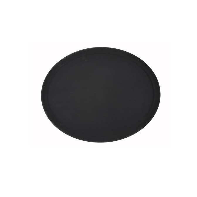 22" x 27" Black Oval Tray