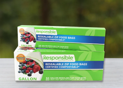 Compostable Plastic Zip Bags