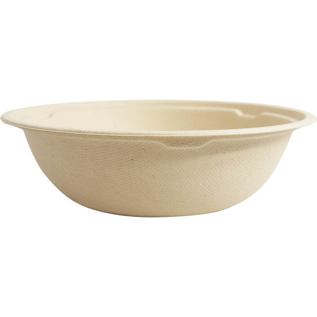 Compostable Molded-Fiber Bowls & Plastic Lids