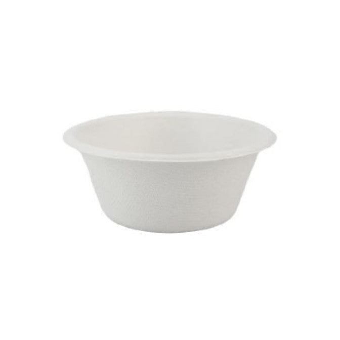 Compostable Molded-Fiber Bowls & Plastic Lids