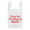 Plastic "Thank You" Bags