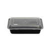 Rectangular Two-Piece To-Go Container w/ Lid