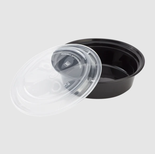 Round Two-Piece To-Go Container w/ Lid