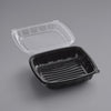 9" x 9" 1-Compartment Hinged To-Go Food Container