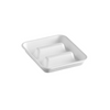 3-Compartment Disposable Taco Tray