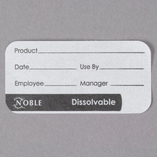 Dissolvable Food Rotation Labels