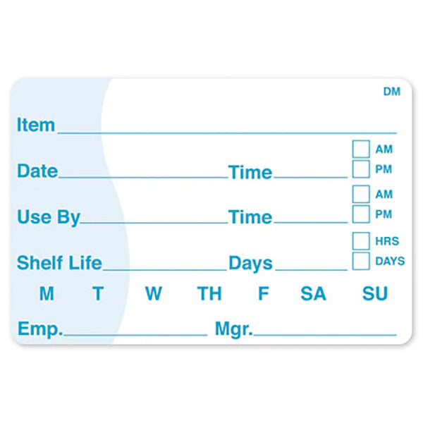 Dissolvable Food Rotation Labels