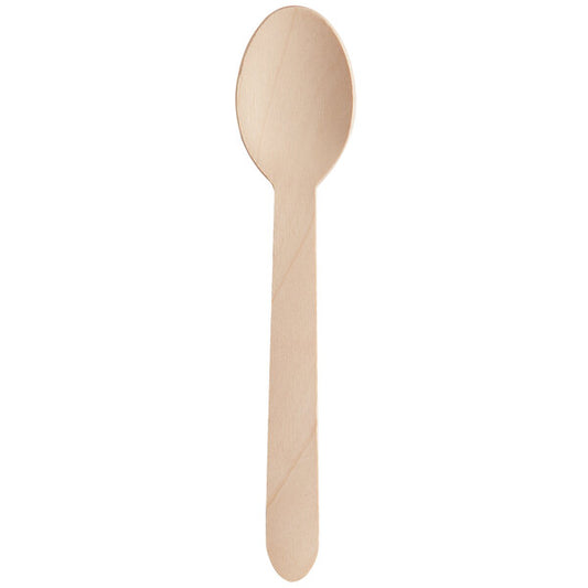 6 1/5" Compostable Wooden Spoons