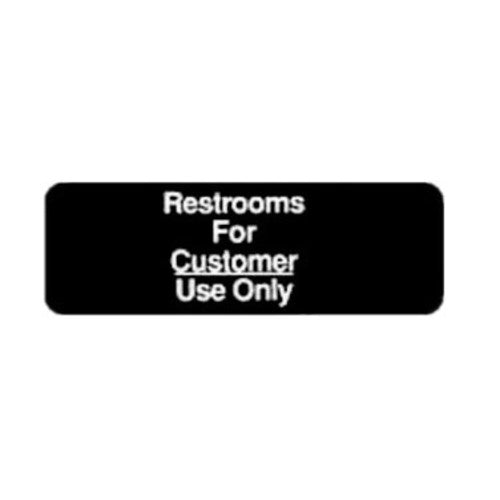 3" x 9" Identification Sign with Symbol