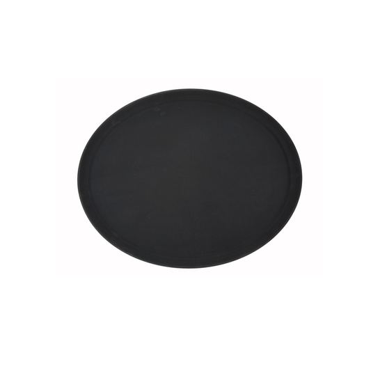 22" x 27" Black Oval Tray